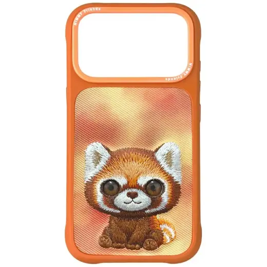 Nimmy Big Eyed Pet 2.0 Raccoon telefoni ümbris iPhone 17 Pro oranž