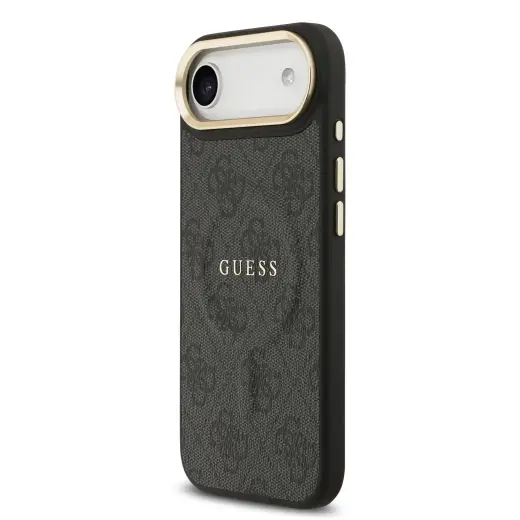 Guess PU Leather phone case with MagSafe support for iPhone 17 Air black