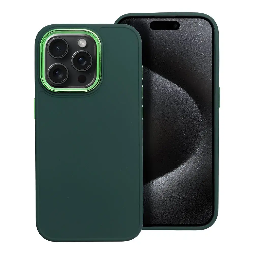 FRAME maciņš telefonam iPhone 15 Pro zaļš