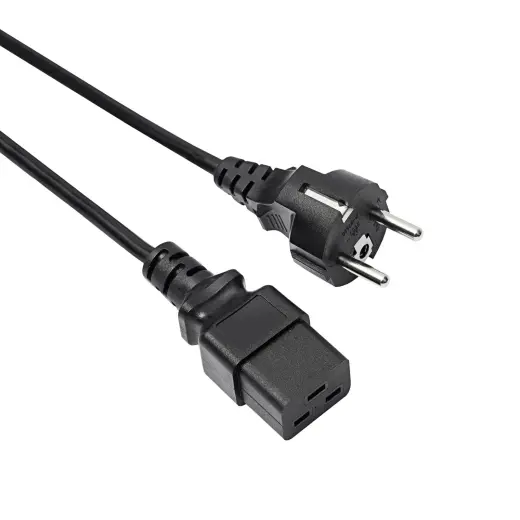 Power Cable for Server Akyga AK-UP-01 CU CEE 7|7 | IEC C19 1.8 m