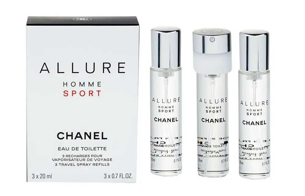 Chanel Allure Homme Sport 3x 20 ml Refill Eau de Toilette 20 ml