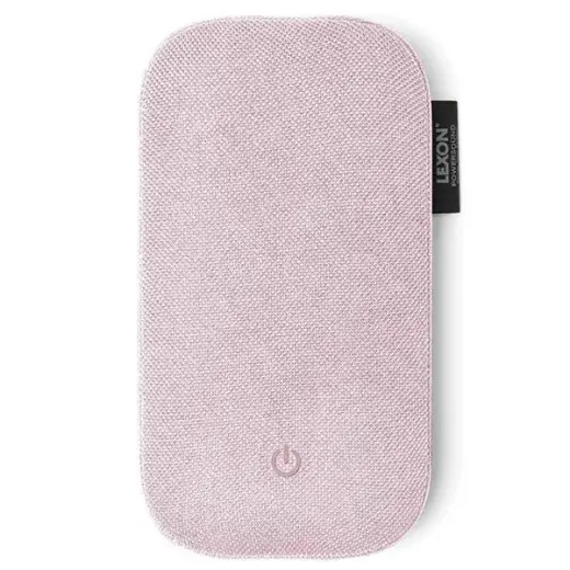 Lexon Powersound Inductive ārējais akumulators (powerbank) | 5000 mAh | Bezvadu | rozā