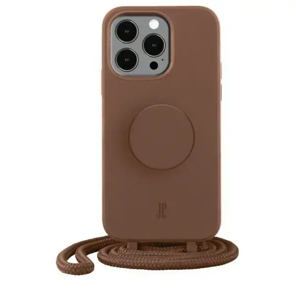 Etui JE PopGrip iPhone 14 Pro 6.1" brązowy|brown sugar 30147 AW|SS2 (Just Elegance)