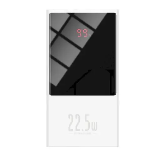 Baseus Super Mini PPMN-A02 power bank 10000 mAh | 20W | 12V | 3A white