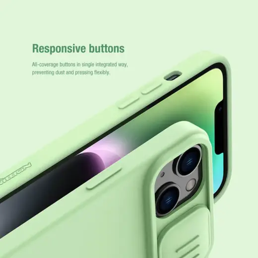 Nillkin CamShield Silky Silicone Case for Iphone 14 Plus black Photo