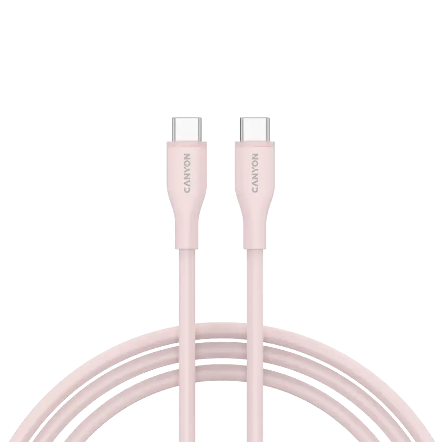 CANYON cable CC60SC10 C-C 60W 1m Silicon Pink Sand