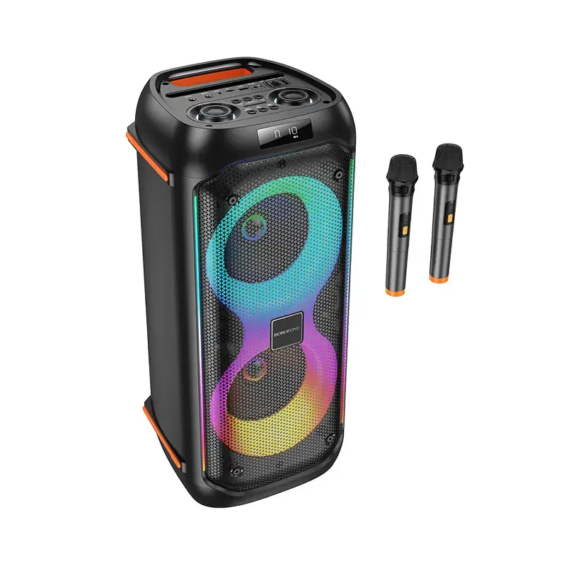 Borofone Portable Bluetooth Speaker BP26 Wave with microphone black