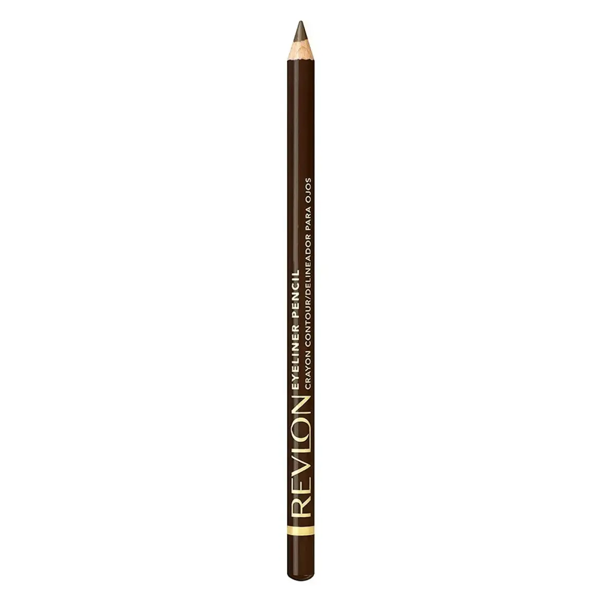 Revlon, Dipped End, Blending, Gel Pencil Eyeliner, 02, Earth Brown, 1.49 g