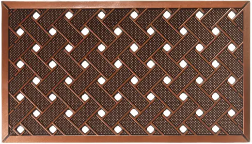 Kājslauķis 40x70cm gumijas zelta brūns