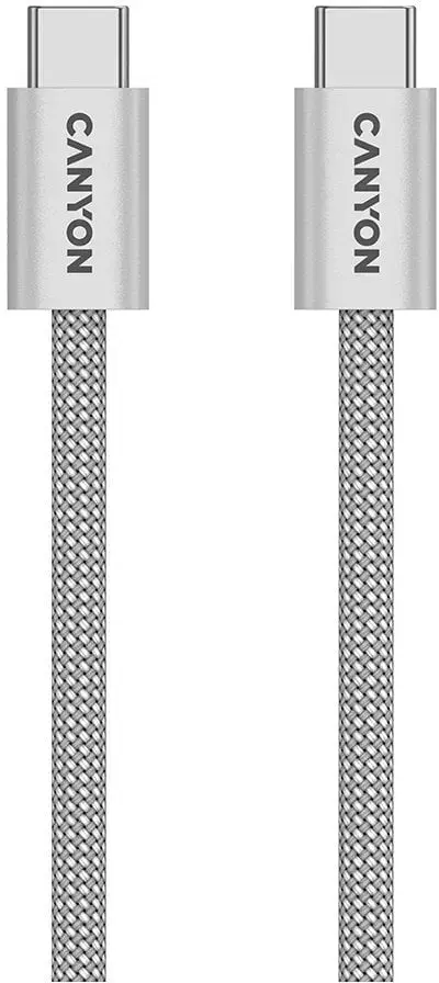 CANYON cable OnWire 60MG C-C 60W Magnet Braided 1m Light Grey