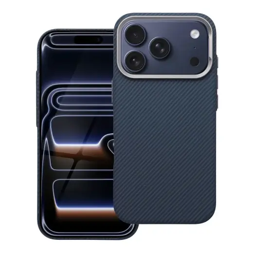 KEVLAR phone case with MagSafe support for iPhone 17 Air blue