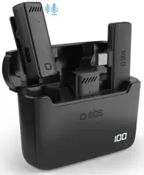 Bezvadu mikrofoni SBS USB-C receiver 2x mic
