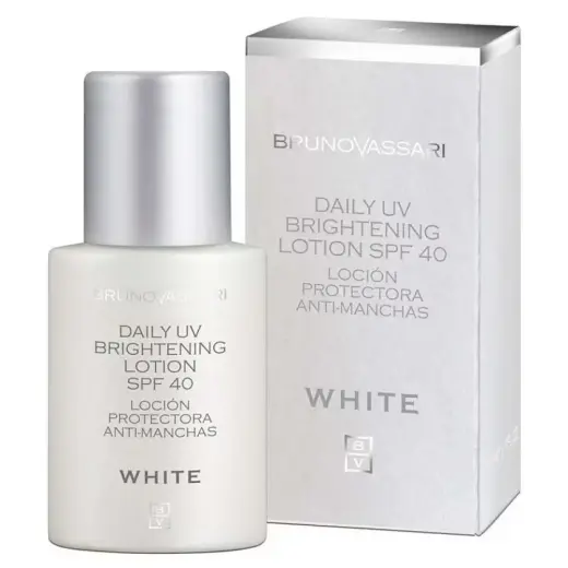 Bruno Vassari, White, Vitamin C, UV Protection, Sunscreen Lotion, SPF 40, 40 g