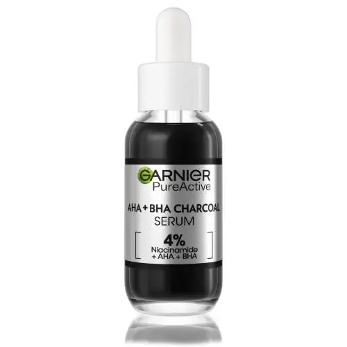 Garnier AHA + BHA Charcoal Serum 30ml