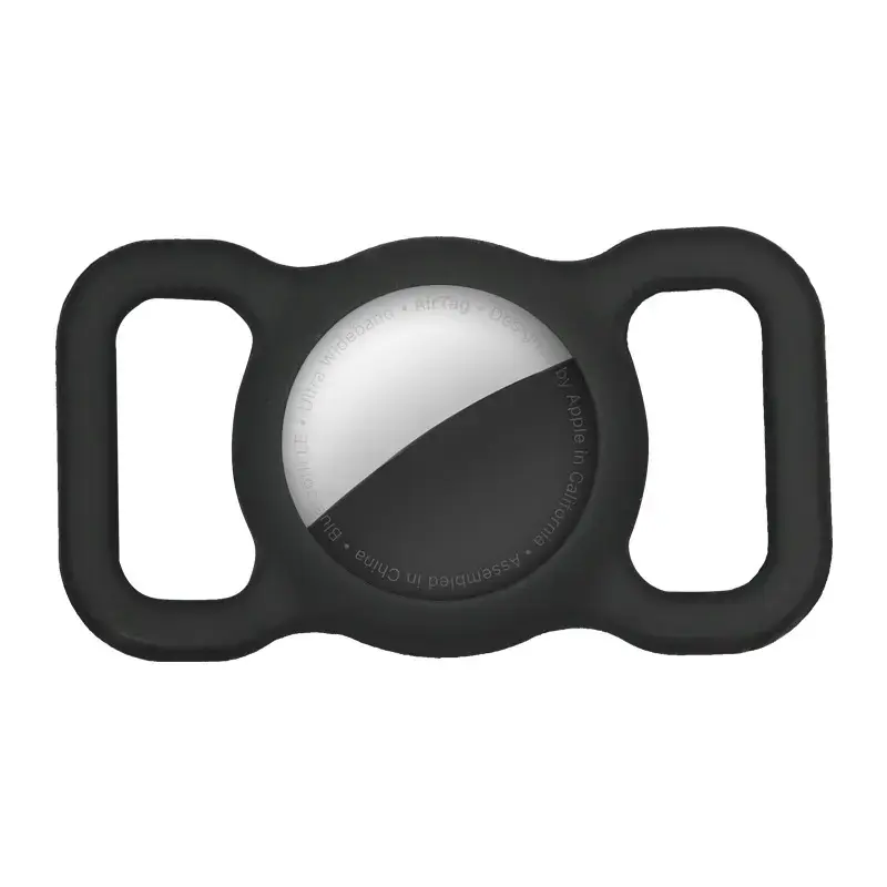 AIRTAG CASE FOR COLLAR/BELT/SUSPENDERS BLACK