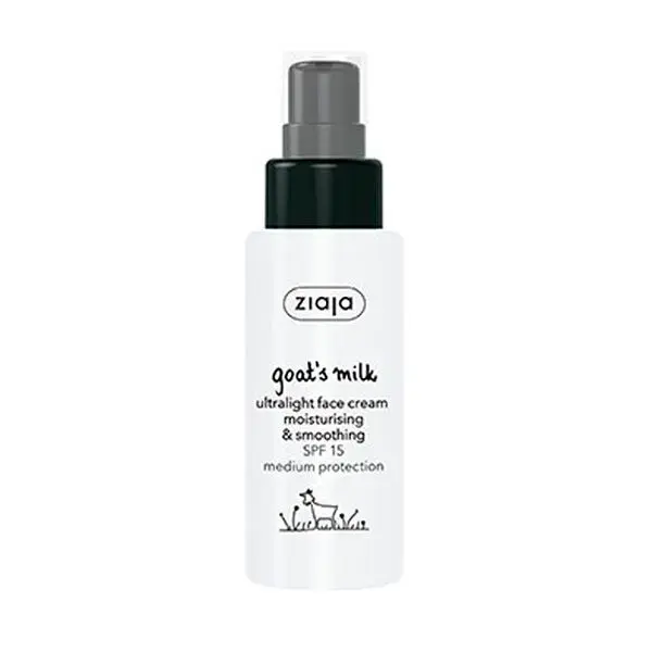 Ziaja Goat’S Milk Ultralight Face Cream SPF 15 50Ml in White