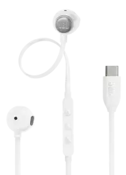 Austiņas JBL Tune 305C USB-C Baltas