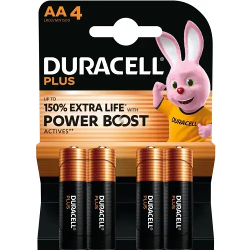 Duracell MN 1500 Plus Power Boost AA (LR6) Blister pack 4pcs