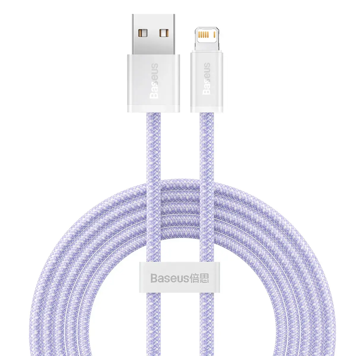 Baseus CALD000505 datu pārraides un uzlādes vads | USB-A uz Lightning | 12W | 2m | violets