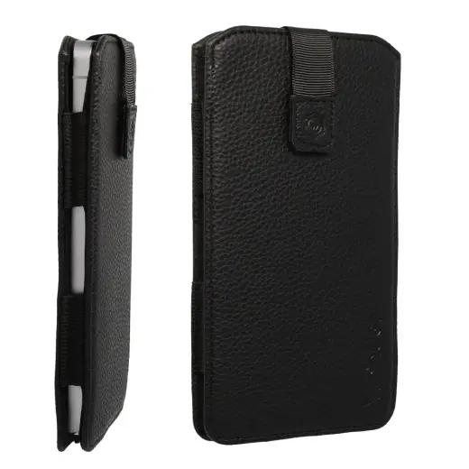 WONDER Flexi Pouch Case (Size XXL) for Iphone 17 Pro Max/16 Pro Max/Samsung S26 Ultra/S25 Ultra/Xiaomi 15 Ultra/14 Ultra/Oppo Find X8 Ultra/Find X6 Pro/Vivo/X200 Pro/X90 Pro+/MotorolanEdge 50 Ultra/Edge 40 Pro black
