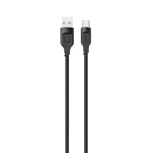 USAMS Kabel USB-C PD Fast Charging 1,2m 6A Lithe Series czarny|black SJ568USB01(US-SJ568)