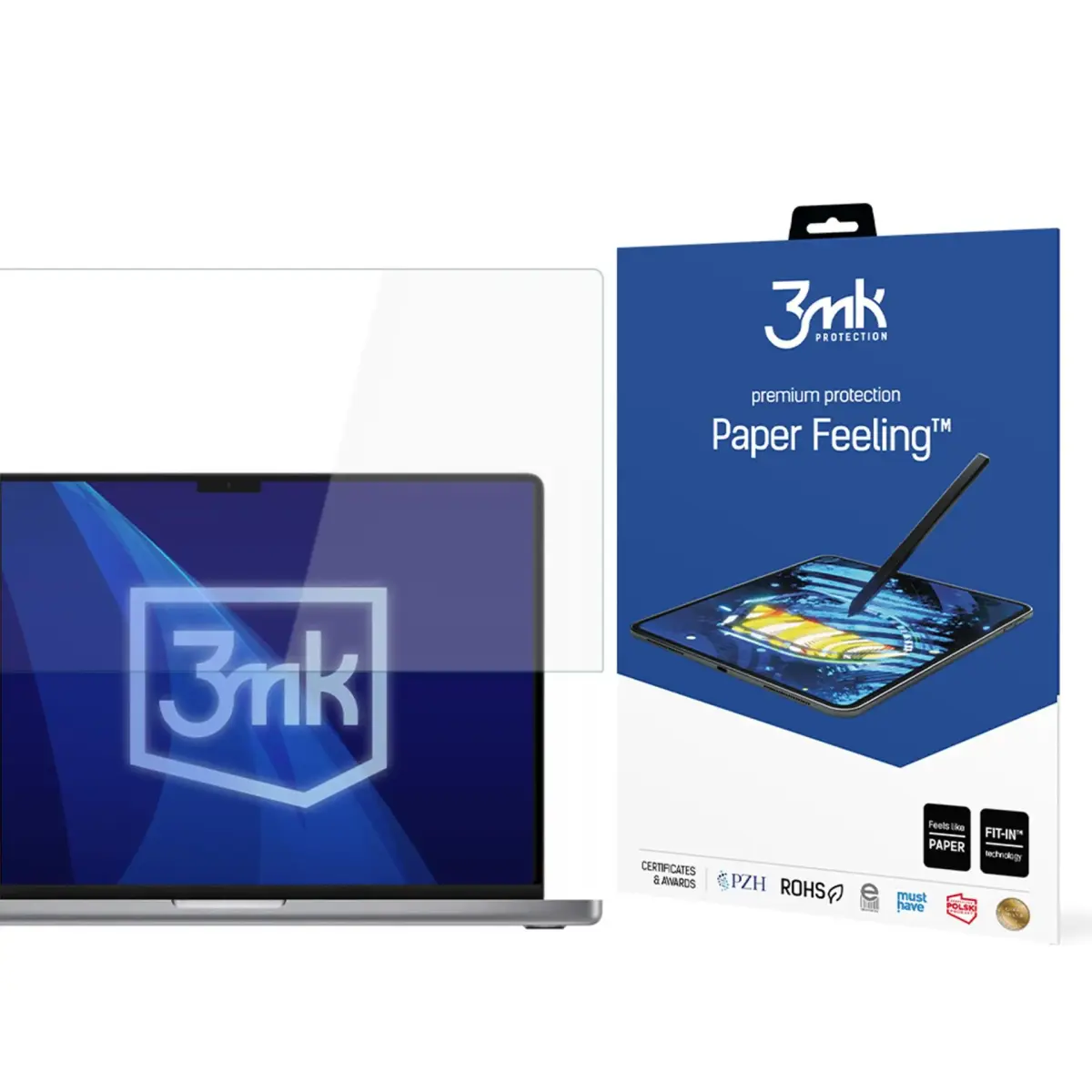 Foil 3MK PaperFeeling for Apple Macbook  Pro 16 M1/M2/M3/M4 2pcs