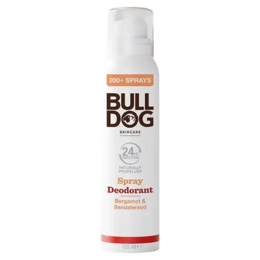 Bulldog Bergamot & Sandalwood Spray Deodorant 125 Ml