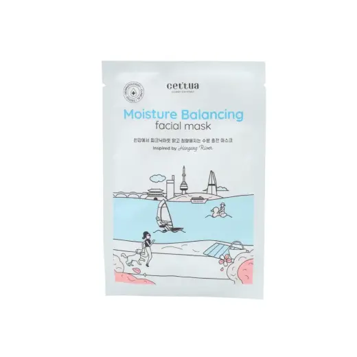 Cettua, Cettua, Moisturising & Balancing, Sheet Mask, For Face, 20 g