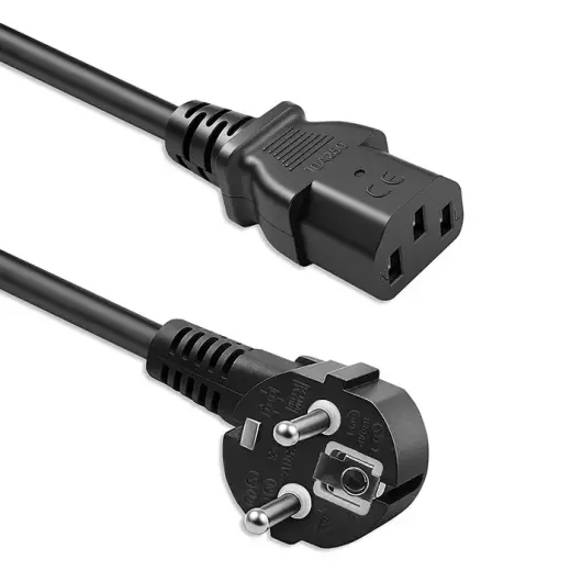Qoltec Power cable SCHUKO | IEC C13 | CEE 7/7 | 3x0.75mm² | Pure copper Cu | 1.8m