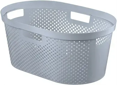 Veļas grozs Infinity Recycled 40L 59x39x27cm pelēks