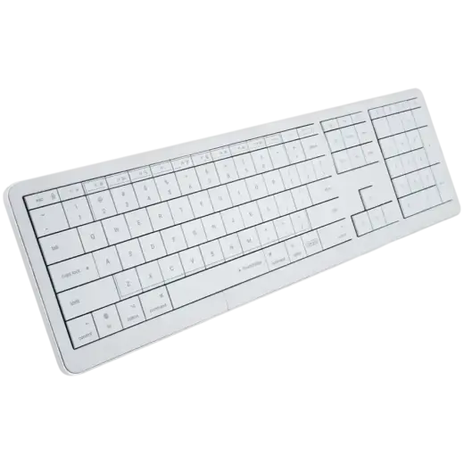 CLEVETURA CLVX 1 Touch-On-Keys AI Wireless Keyboard, ANSI US Mac layout, Scissor Switches, Aluminum Chassis, Interactive RGB, Mac/iPad/AppleTV/PC support