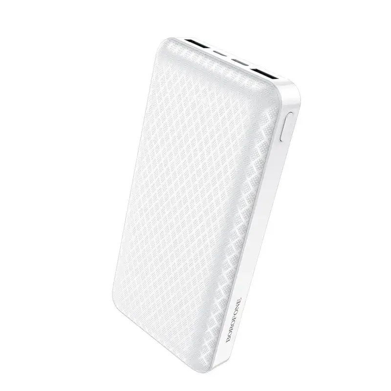 Borofone Power Bank 20000mAh BJ3A Minimalist - 2xUSB - white