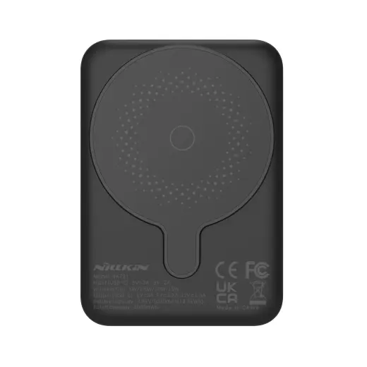 Nillkin NKT21 PowerStone Magnetic Powerbank 5000mAh 15W Black