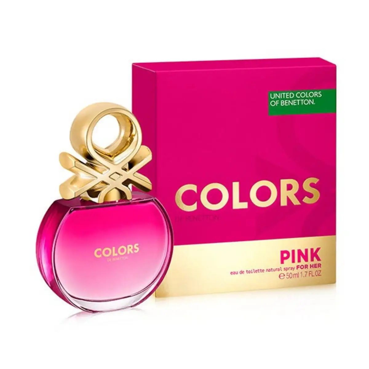 Benetton Colors Pink (EDT) tualetinis vanduo moterims 50 ml