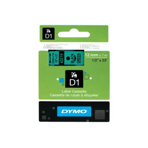 Dymo Schriftband 45019 Green Black (S0720590)