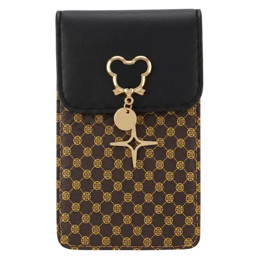PHONE BAG MOUSE 19*12*2 CM BLACK