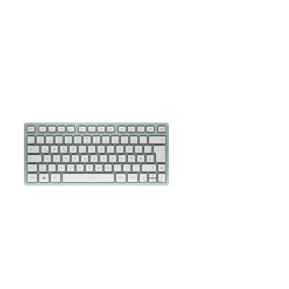 Беспроводная клавиатура CHERRY KW 7100 MINI BT JK-7100DE-18, раскладка DE, мятного цвета