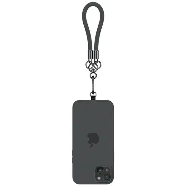 USAMS Uniwersalna smycz do telefonu 30cm czarny|black ZB283GS01 (US-ZB283)