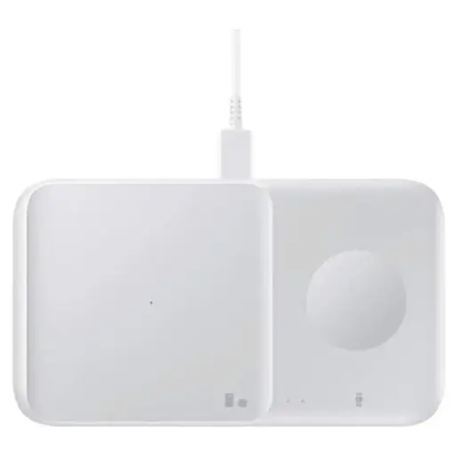 Samsung EP-P4300BWEGEU wireless charger for smartphone, Galaxy Watch without adapter white