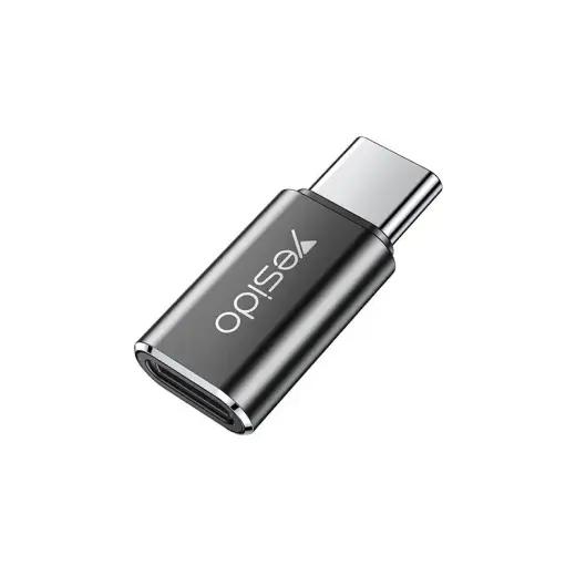YESIDO OTG ADAPTER GS22 TYPE-C/LIGHTNING BLACK
