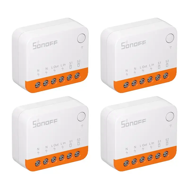 SONOFF MINIR4 (Extreme) Switch, 4-Pack