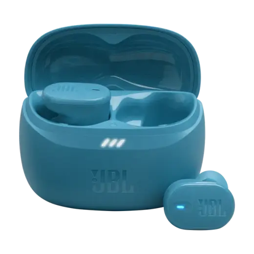 JBL Tune Buds 2 bezvadu austiņas ar aktīvo trokšņu slāpēšanu, zilas