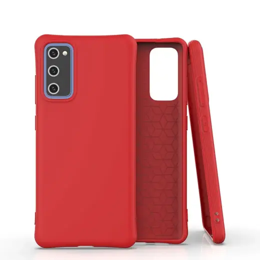 Fusion solaster silicone case for Samsung G780 Galaxy S20 FE red