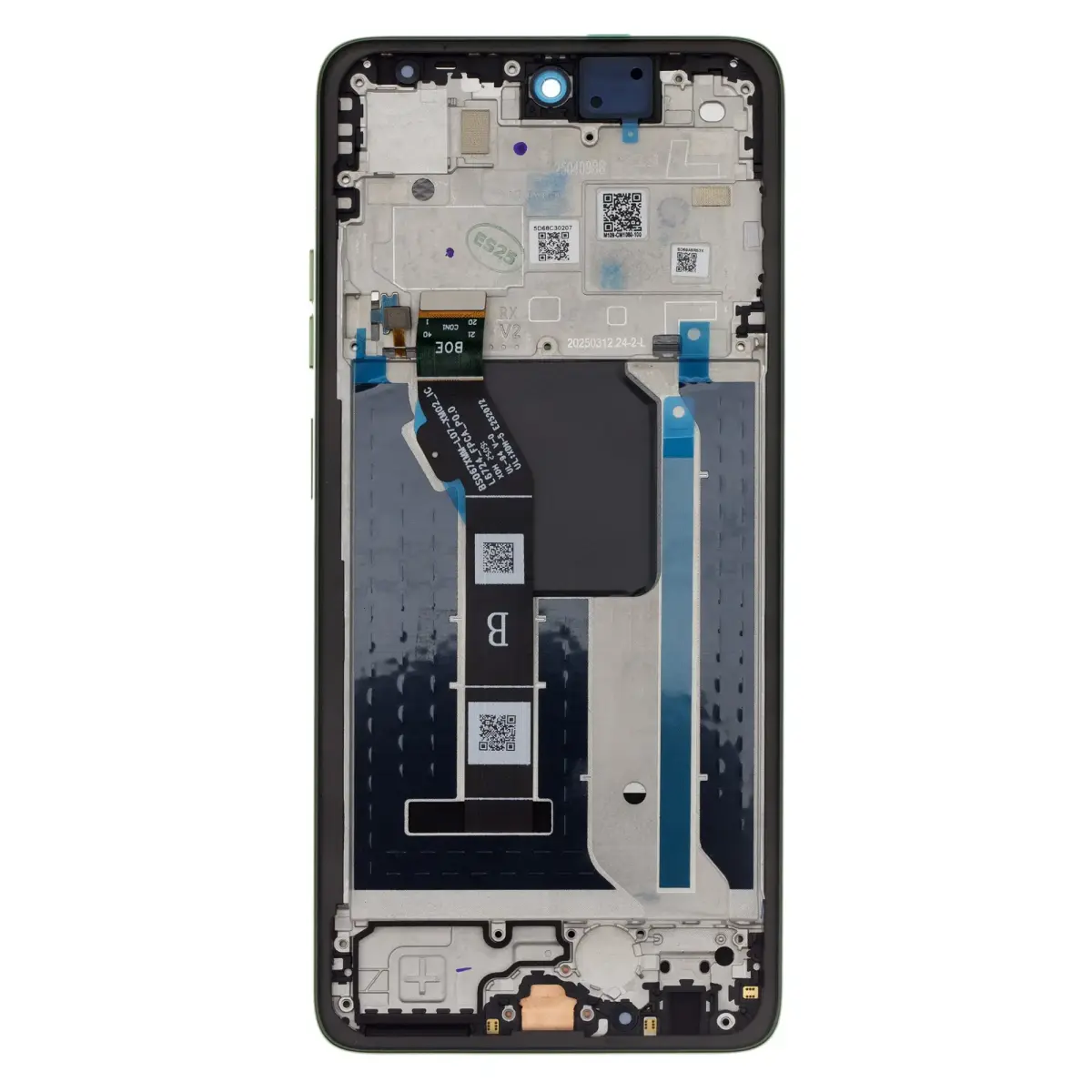 Motorola G56 LCD Display + Touch Unit + Front Cover Dill Green (Service Pack)
