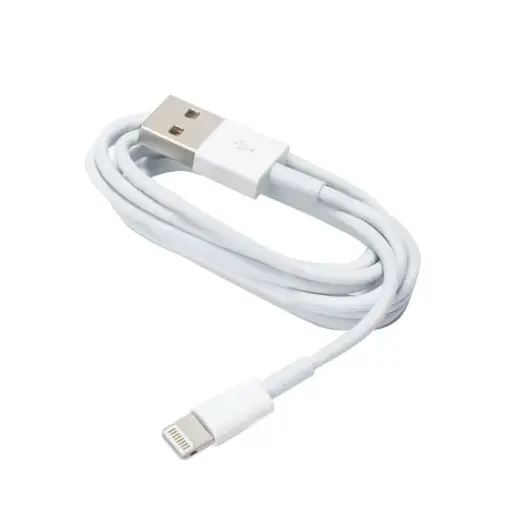 data transfer and charging cable | USB-A to Lightning | 5W | 1.5m | white