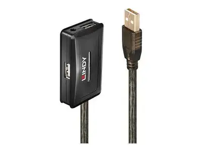 Lindy USB 2.0 Active Extension Hub - hub - 4 ports