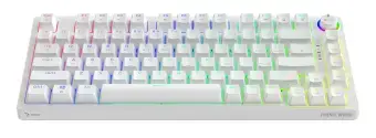 Klaviatūra Savio Wireless Mechanical Phenix White 75% Outemu Red Pro