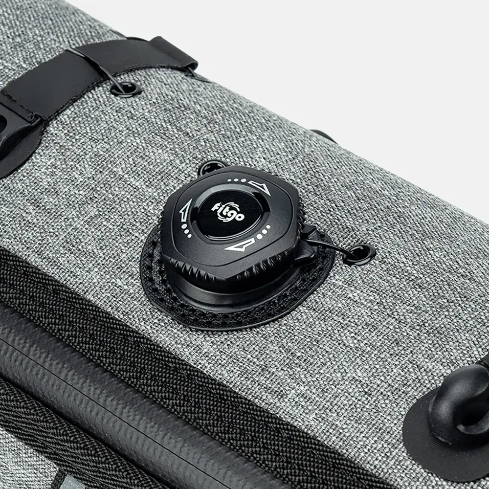 Torba na kierownicę 1,5L Rockbros TL002 ROAD TO SKY wodoodporna – szara