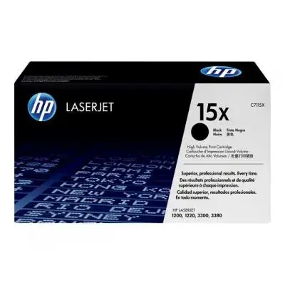 HP Cartridge No 15X HP15X HP 15X Black Schwarz (C7115X)