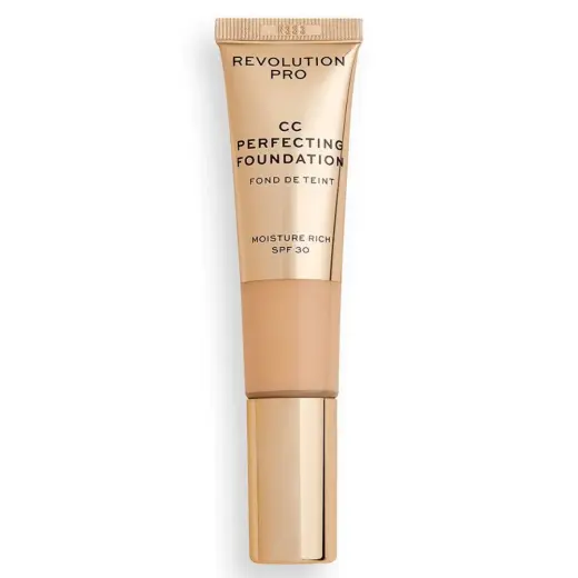 Revolution Pro, CC Perfecting, Moisturizing, Liquid Foundation, F 6.5, SPF 30, 26 ml